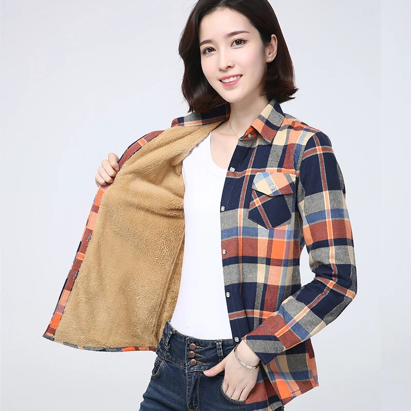 Winters Brand College Shirt Coat  Style Woman Outerwear