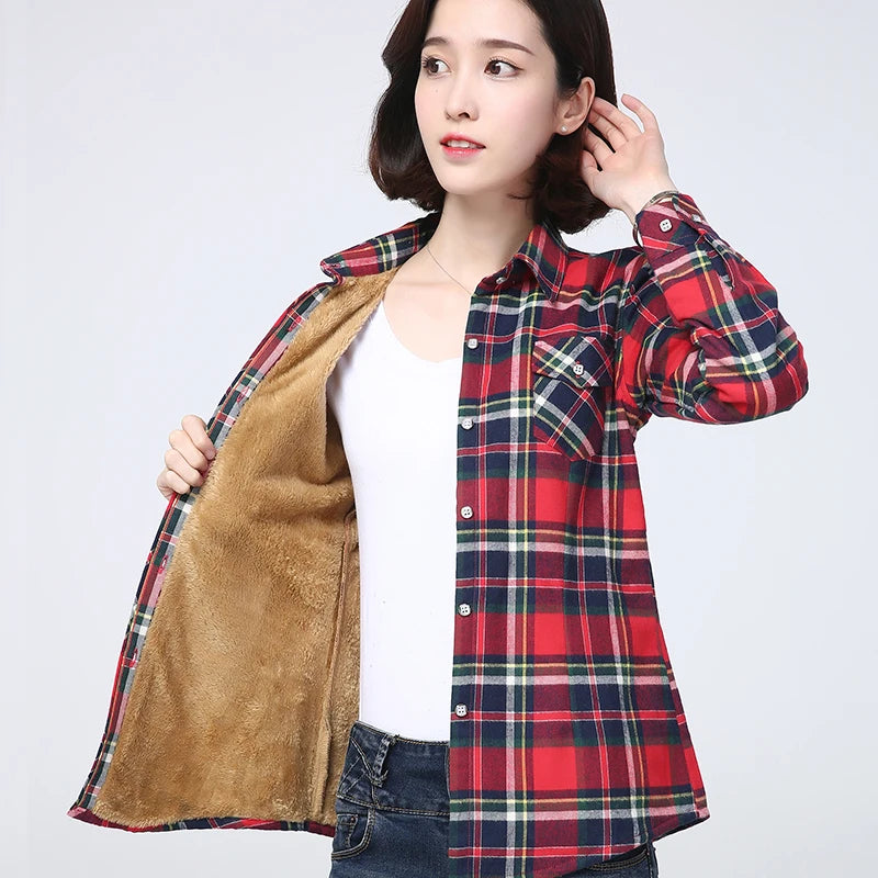 Winters Brand College Shirt Coat  Style Woman Outerwear