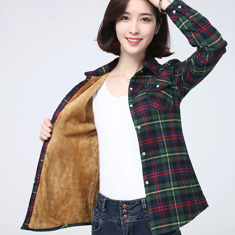 Winters Brand College Shirt Coat  Style Woman Outerwear