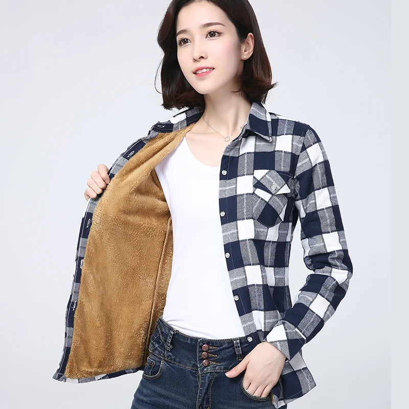 Winters Brand College Shirt Coat  Style Woman Outerwear