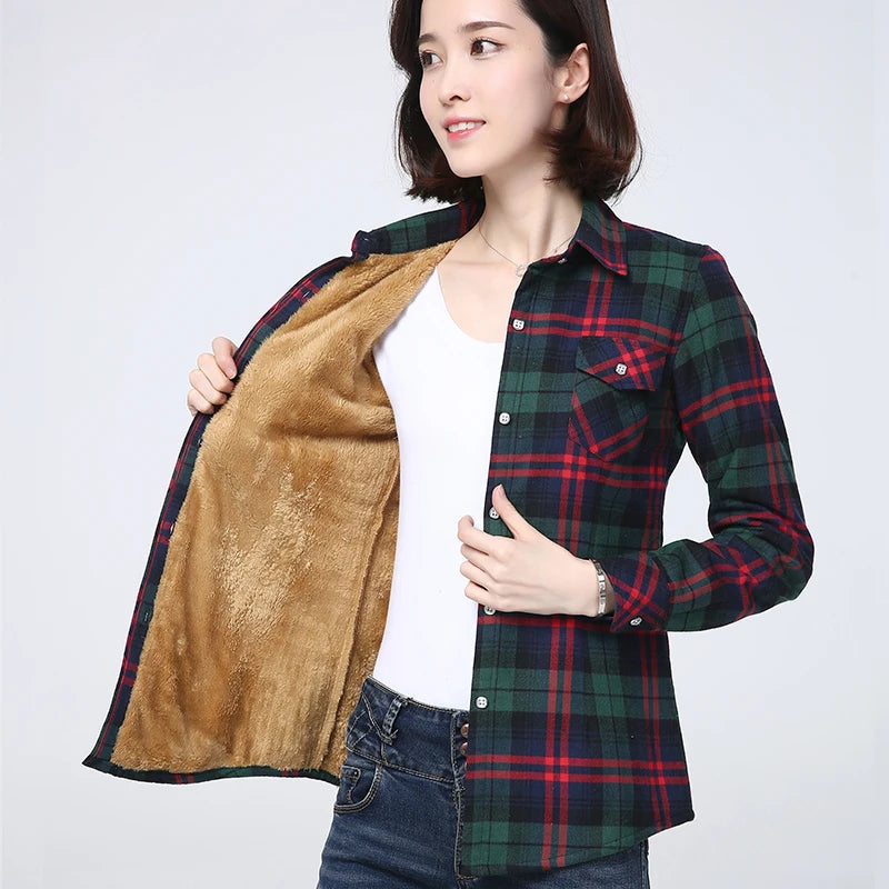 Winters Brand College Shirt Coat  Style Woman Outerwear