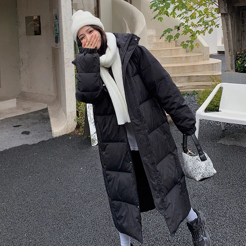 New Women's Puffer Jacket Winter Snow Wear Coat Hooded