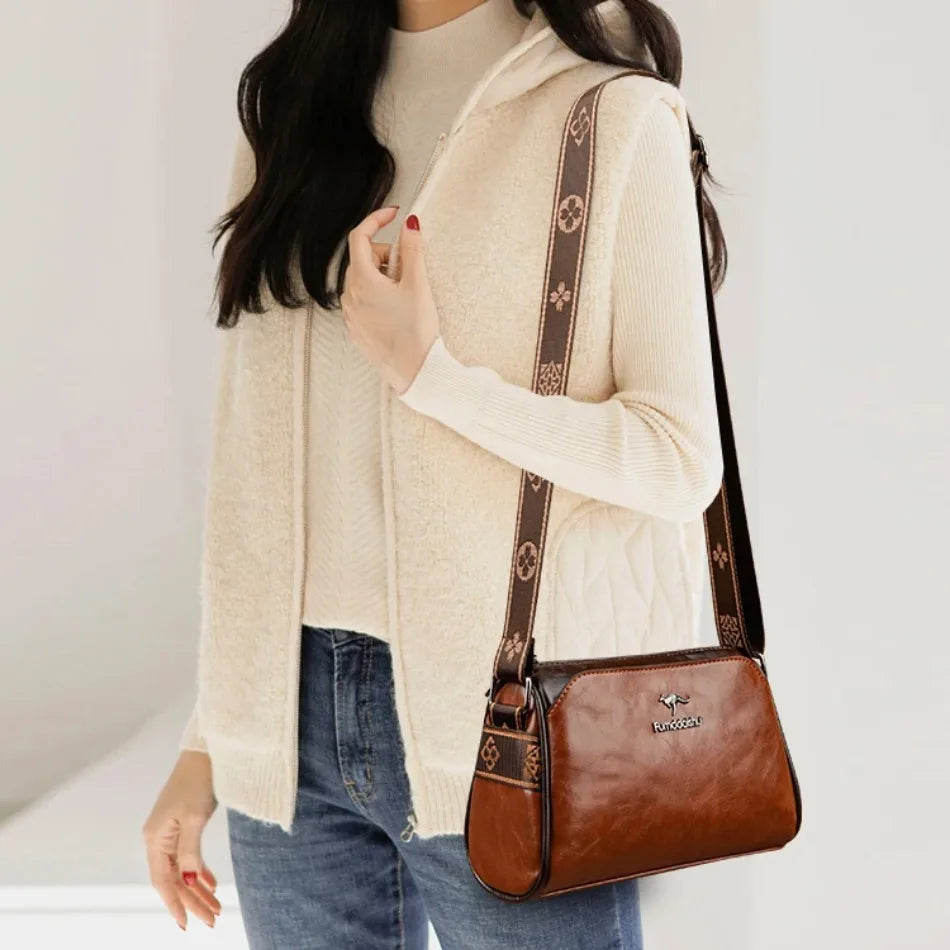 Leather high Quality Soft Leather Crossbody Handbags