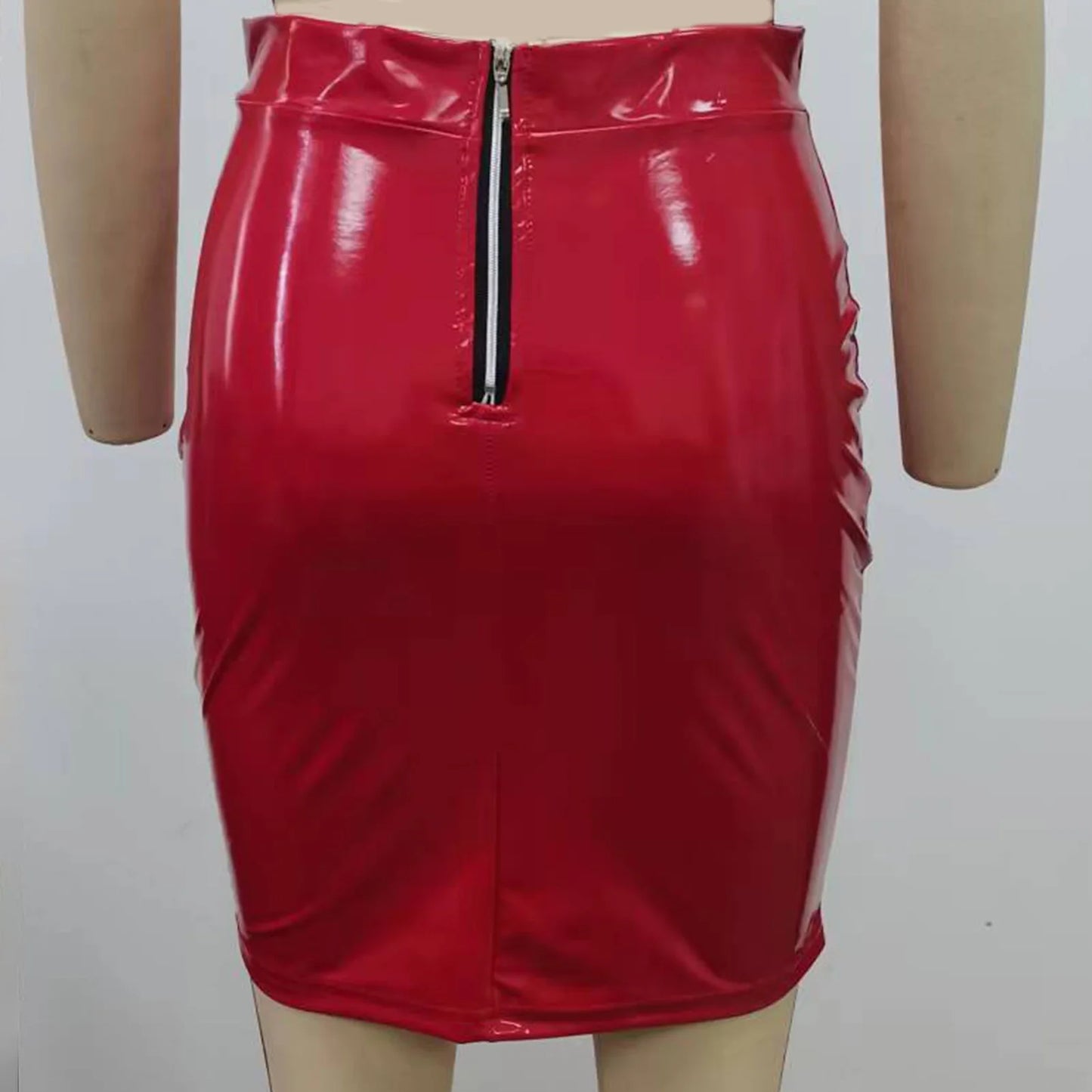 Faux Leather Club Skirt