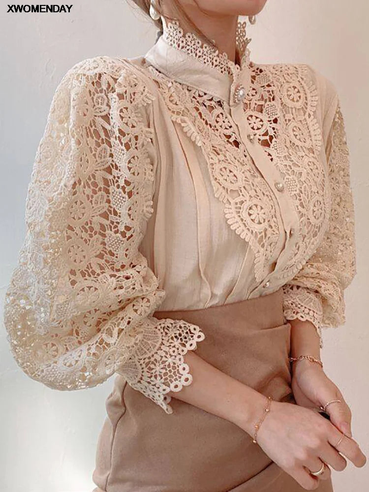 Elegant Oversize White Blouse 2024