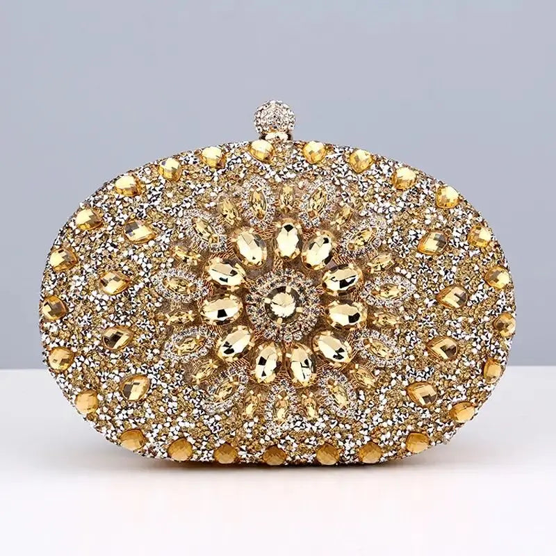 Luxury Clutch Evening Bag Wedding Crystal Purse