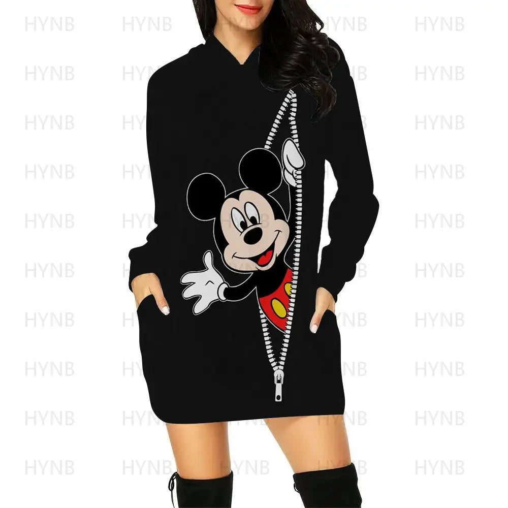 Sweater Dress Kawaii Mickey Mouse