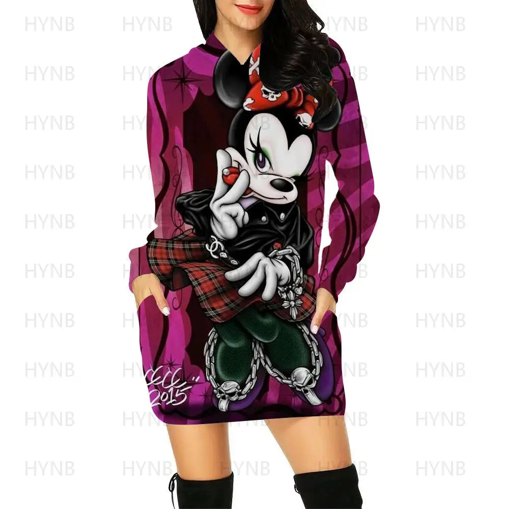 Sweater Dress Kawaii Mickey Mouse