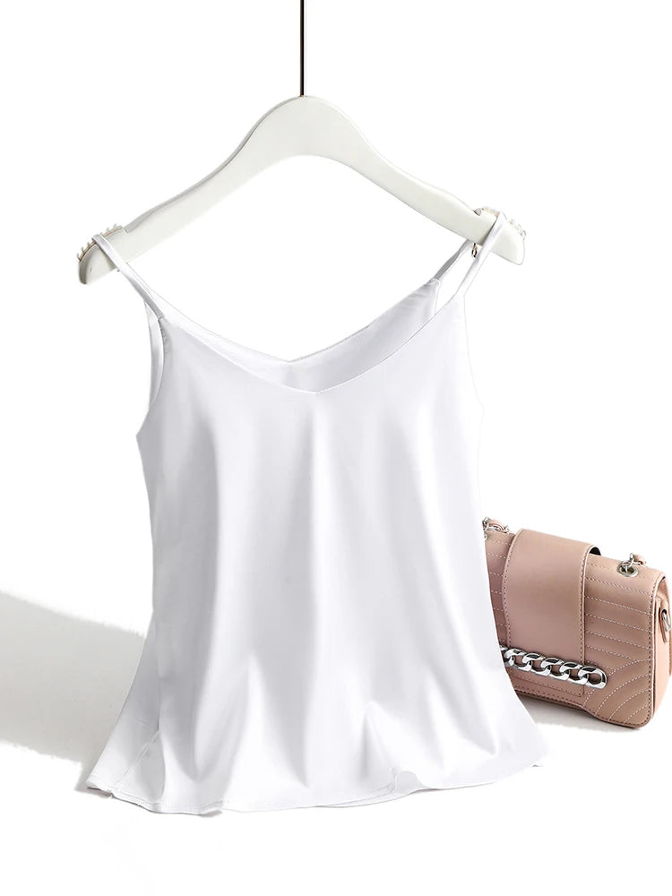 Silk Tank Tops Women'S Summer Camisole