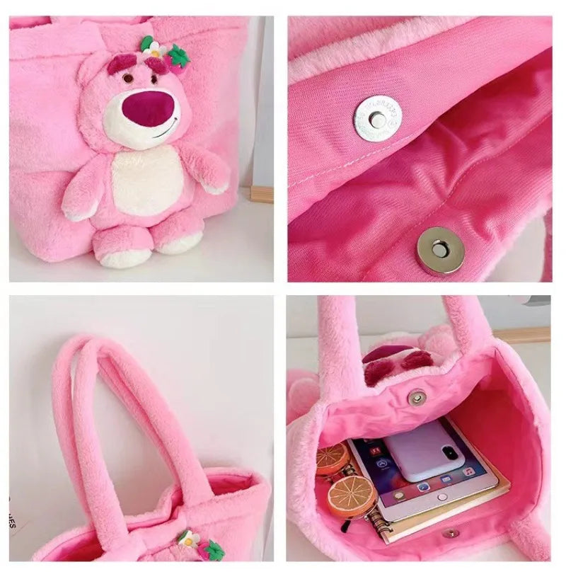 Cartoon Plush Doll Shoulder Bag