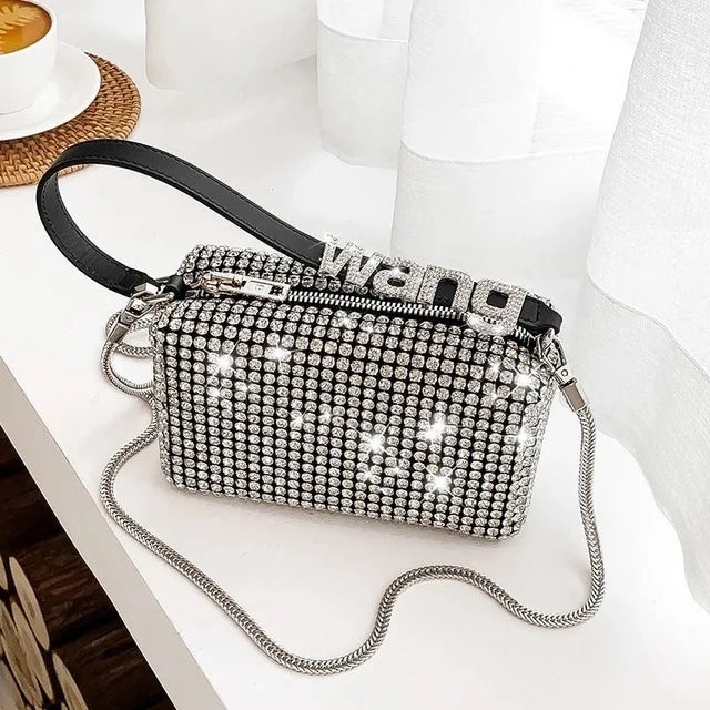 Diamonds Shoulder Bag Purse Ladies Female Crossbody Bag shining diamond bag