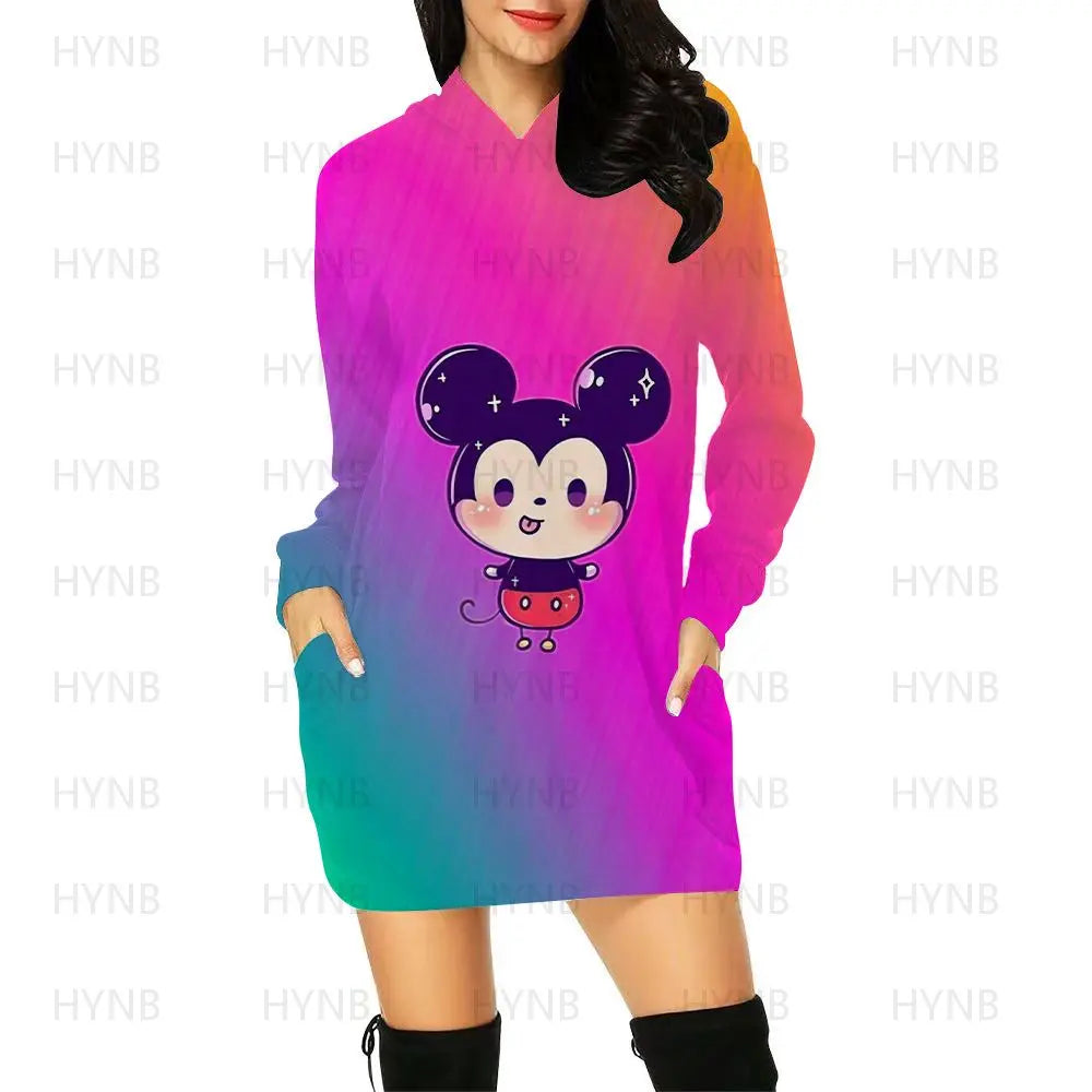 Sweater Dress Kawaii Mickey Mouse