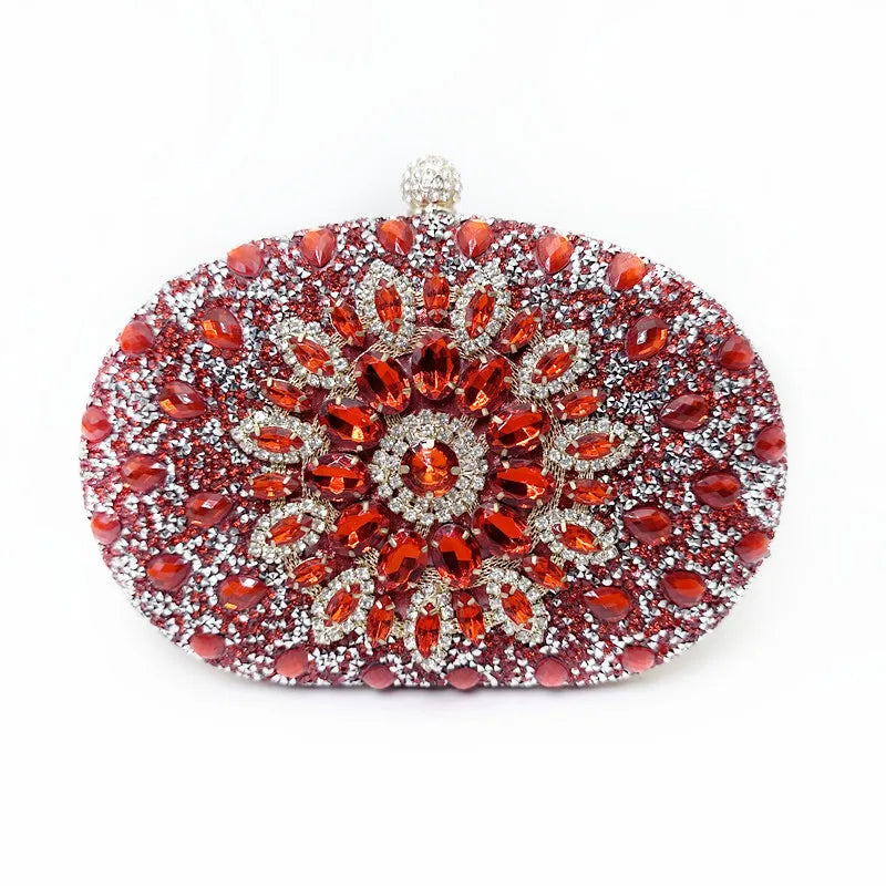 Luxury Clutch Evening Bag Wedding Crystal Purse