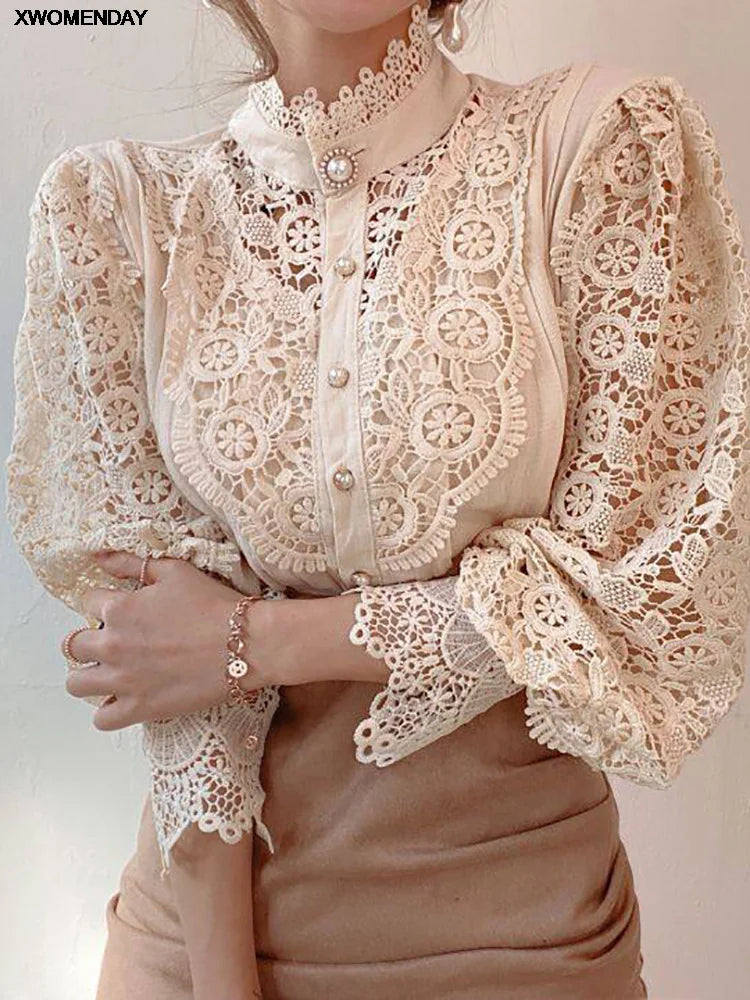 Elegant Oversize White Blouse 2024