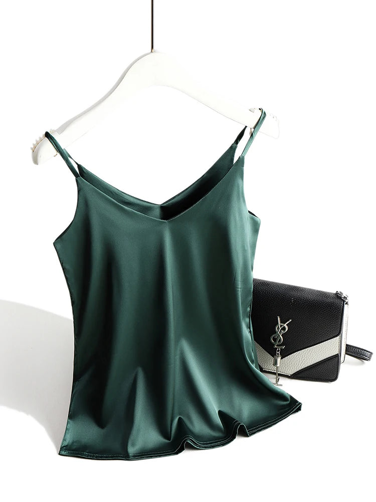 Silk Tank Tops Women'S Summer Camisole