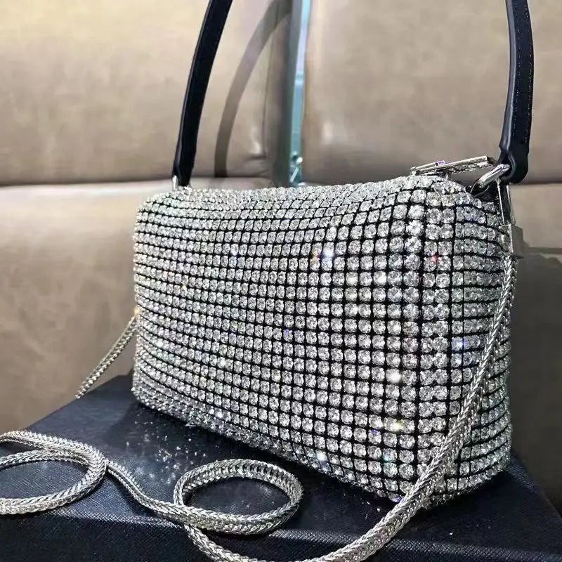 Diamonds Shoulder Bag Purse Ladies Female Crossbody Bag shining diamond bag