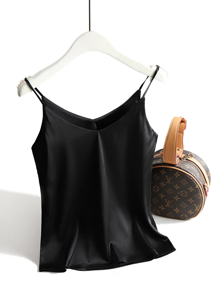 Silk Tank Tops Women'S Summer Camisole