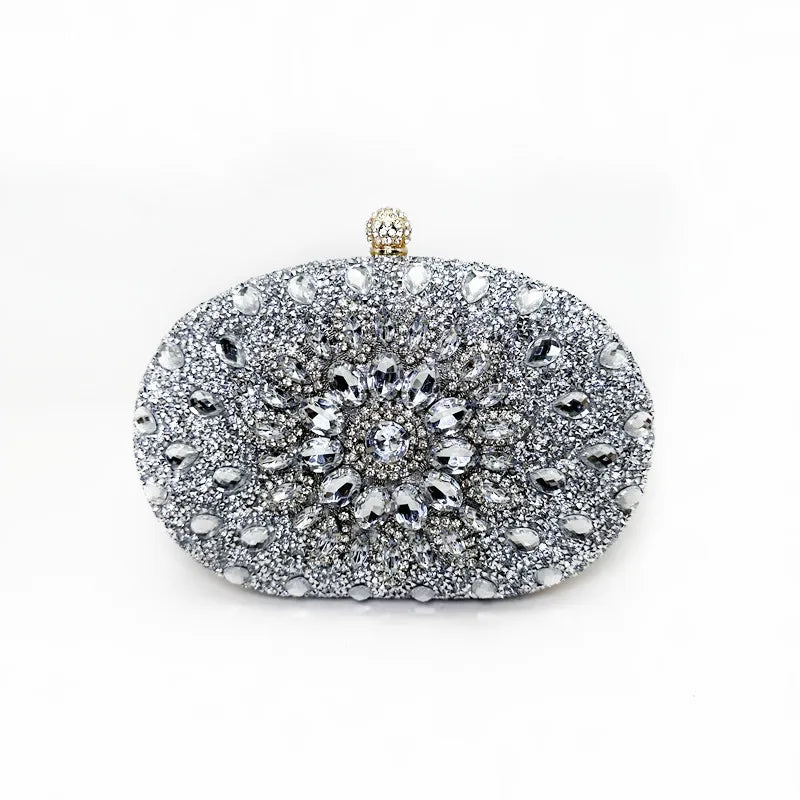 Luxury Clutch Evening Bag Wedding Crystal Purse