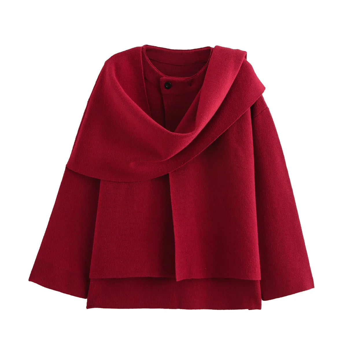 Winter Female Scarf Coat