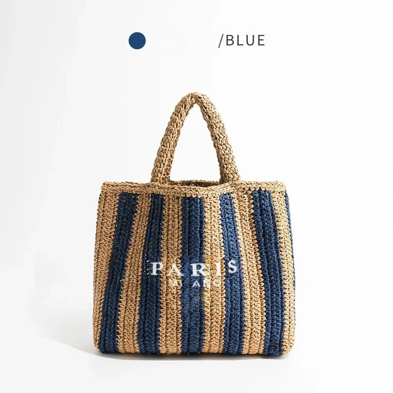 Luxurious Travel Handbag with Weaving,Stylish and Trendy