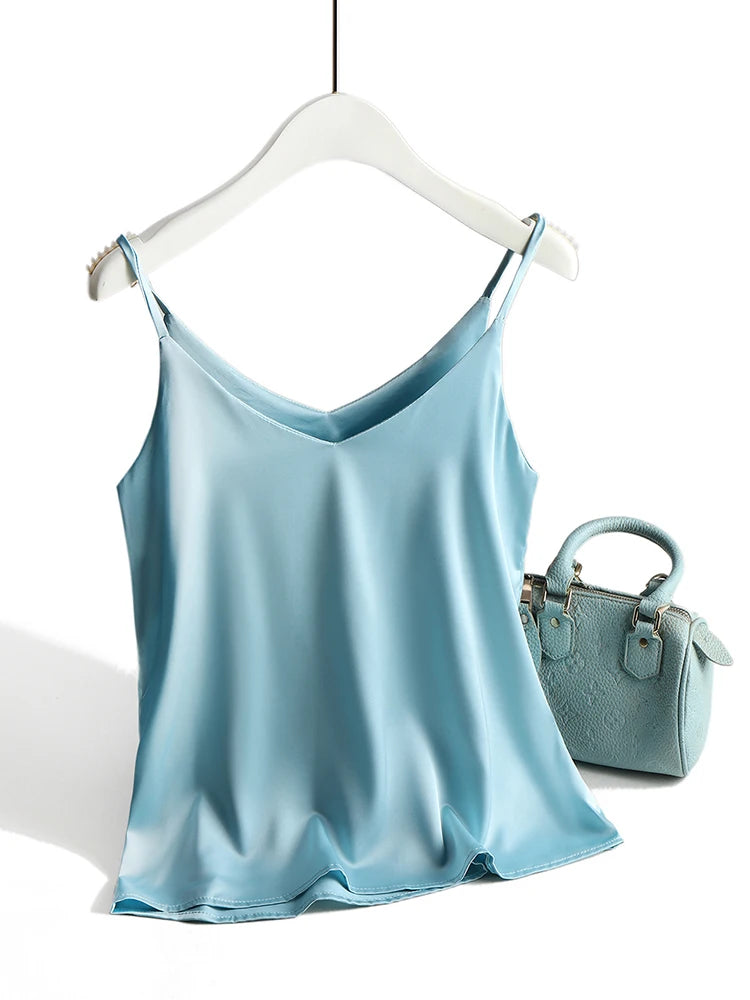 Silk Tank Tops Women'S Summer Camisole