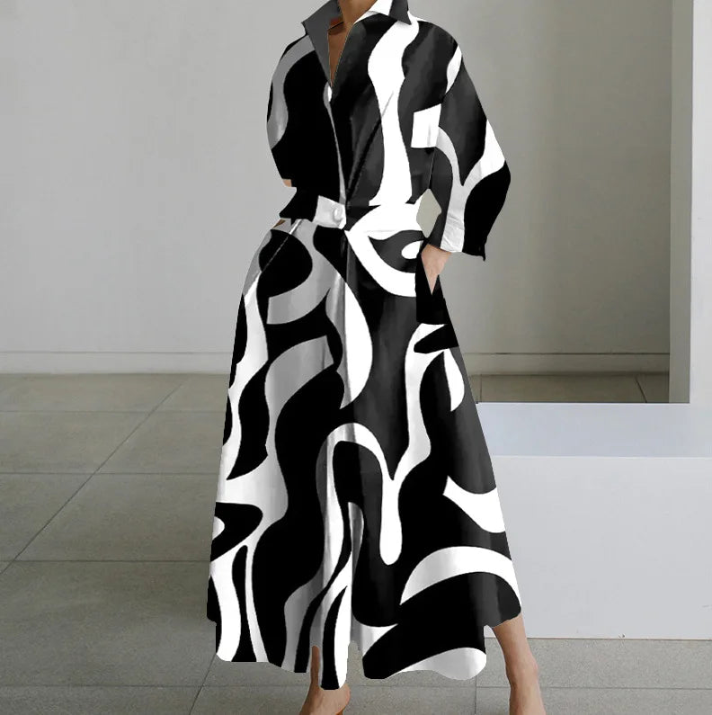 Long Sleeve Elegant Maxi Dress