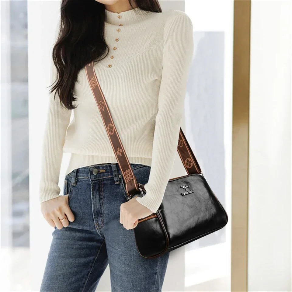 Leather high Quality Soft Leather Crossbody Handbags