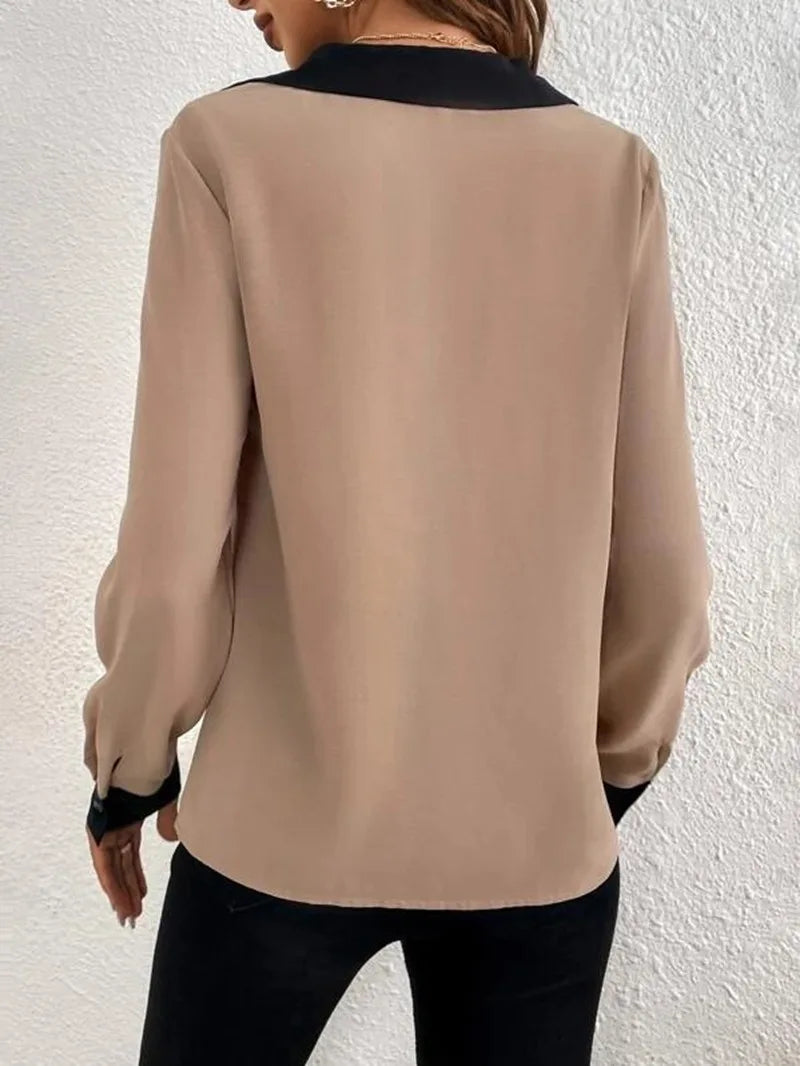 Elegant Office Lady Blouse Tops