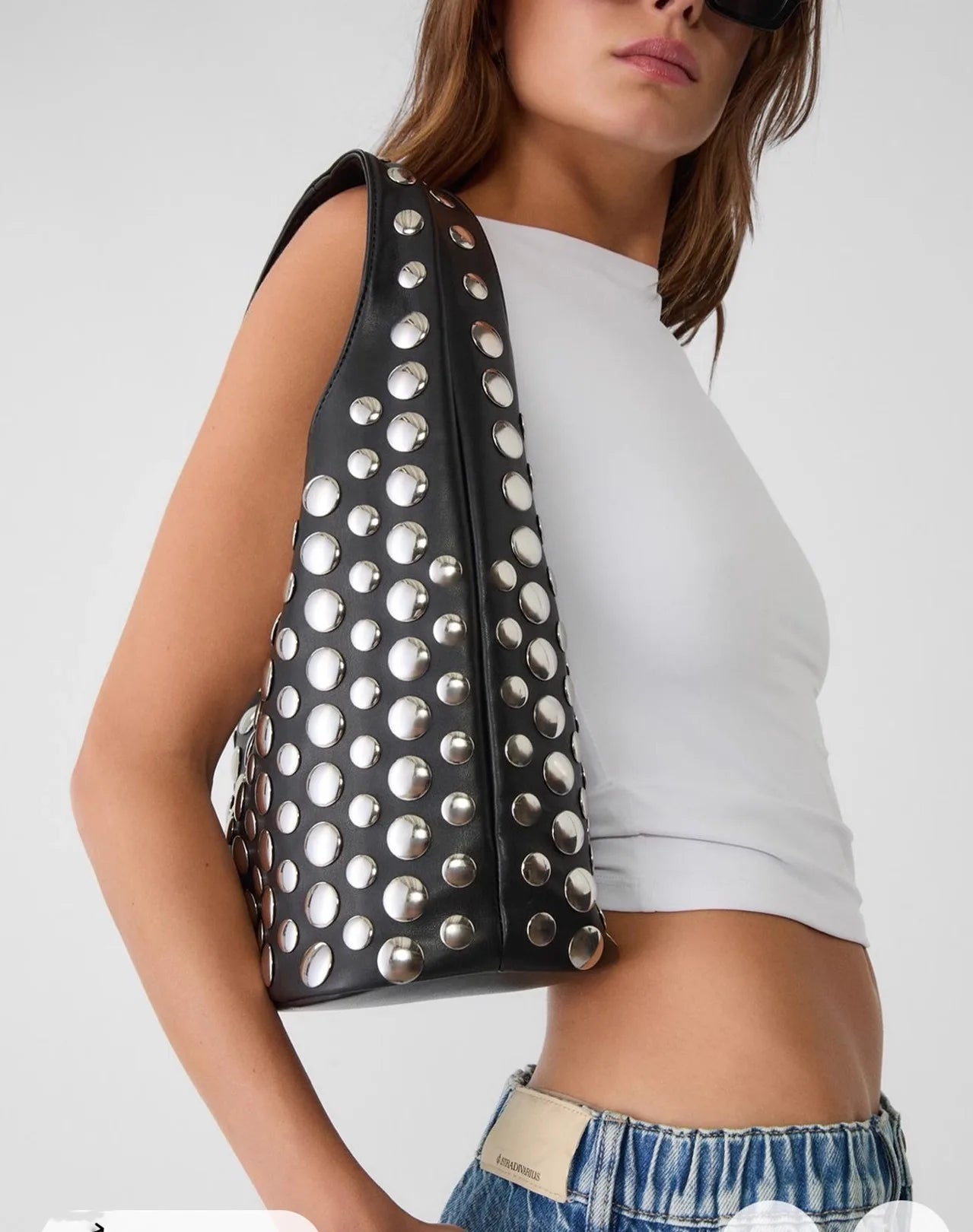 Luxury Pu Leather Shoulder Bags Retro Y2K Underarm Bag