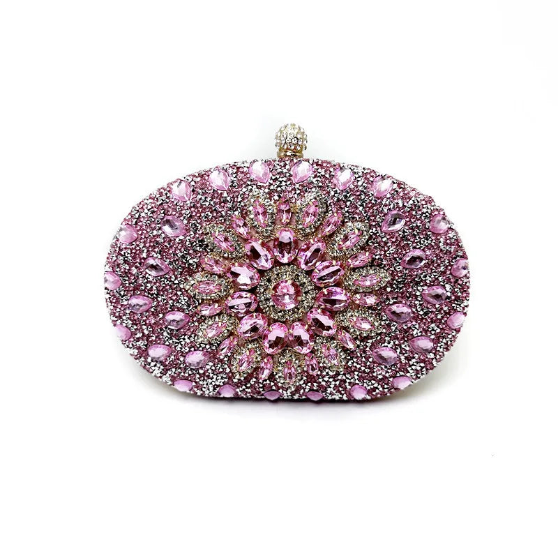 Luxury Clutch Evening Bag Wedding Crystal Purse