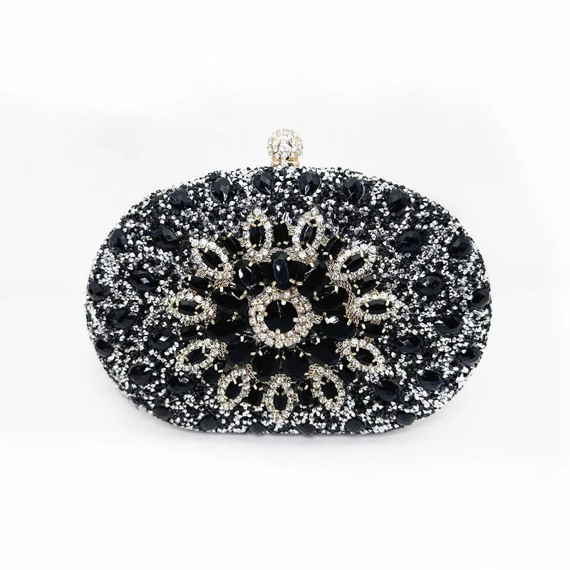 Luxury Clutch Evening Bag Wedding Crystal Purse